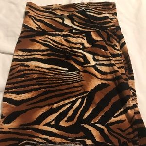 Charlotte Russe animal print miniskirt
